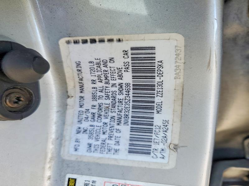 Продажа на аукционе авто 2005 Toyota Corolla, vin: 1NXBR32E35Z344698, номер лота: 74789065