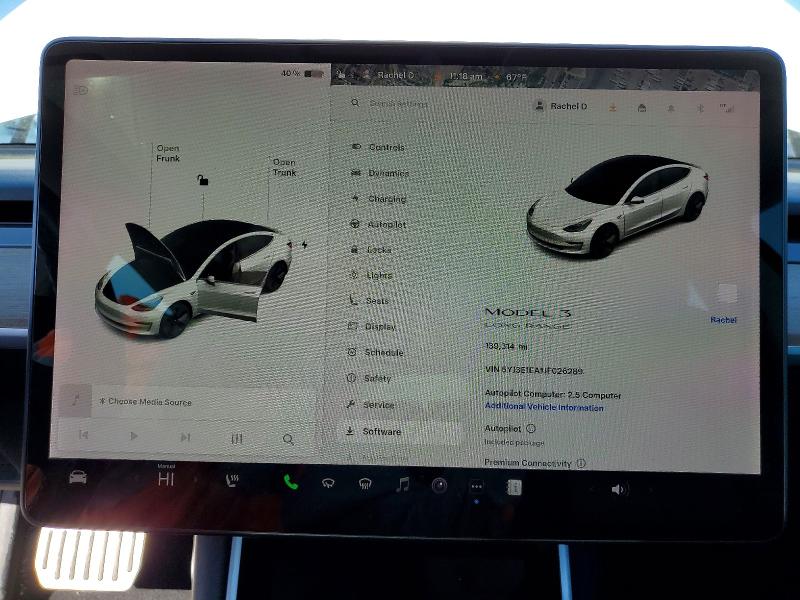 72792425 :رقم المزاد ، 5YJ3E1EA1JF026289 vin ، 2018 Tesla Model 3 مزاد بيع