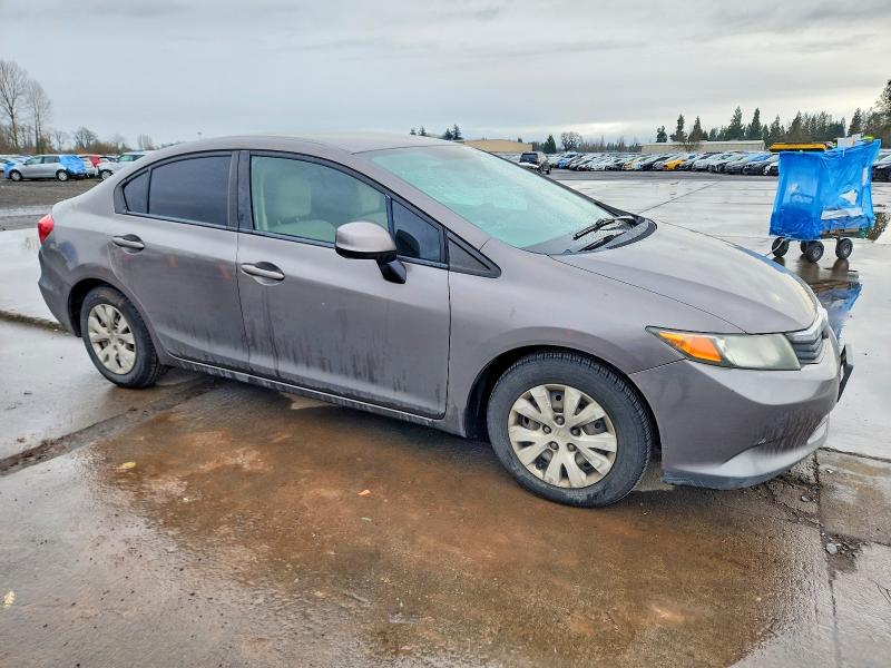 2012 Honda Civic მანქანა იყიდება აუქციონზე, vin: 19XFB2F58CE377190, აუქციონის ნომერი: 74928175