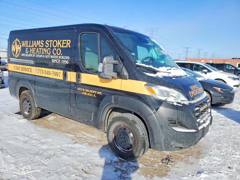 72558035 :رقم المزاد ، 3C6LRVNG4PE517333 vin ، 2023 Ram Promaster Cargo Van مزاد بيع