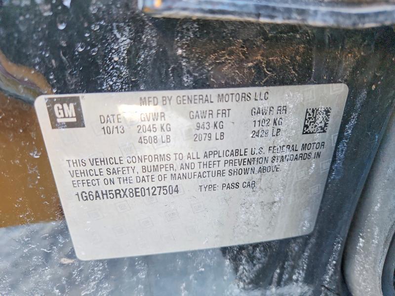 Продаж на аукціоні авто 2014 Cadillac Ats, vin: 1G6AH5RX8E0127504, номер лоту: 73658645