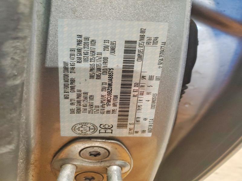 Aukcja sprzedaży 2021 Ford Escape, vin: 1FMCU9BZ0MUA88575, numer aukcji: 73426335