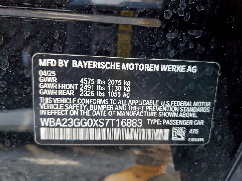 Продажа на аукционе авто 2025 Bmw 228xi, vin: WBA23GG0XS7T16883, номер лота: 99288385