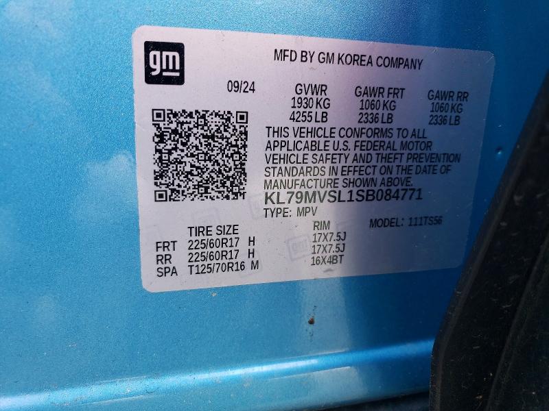 Aukcja sprzedaży 2025 Chevrolet Trailblaze, vin: KL79MVSL1SB084771, numer aukcji: 77572875