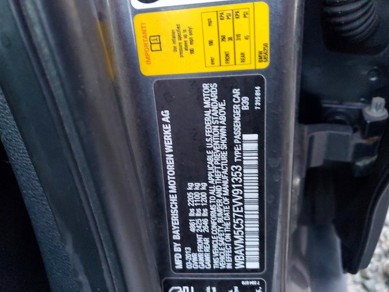 Aukcja sprzedaży 2014 Bmw X1, vin: WBAVM5C57EVV91353, numer aukcji: 99946285