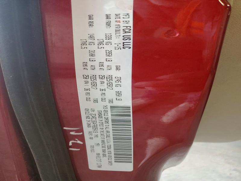 99789695 :رقم المزاد ، 2C4RC1BG4FR695418 vin ، 2015 Chrysler Town & Country مزاد بيع