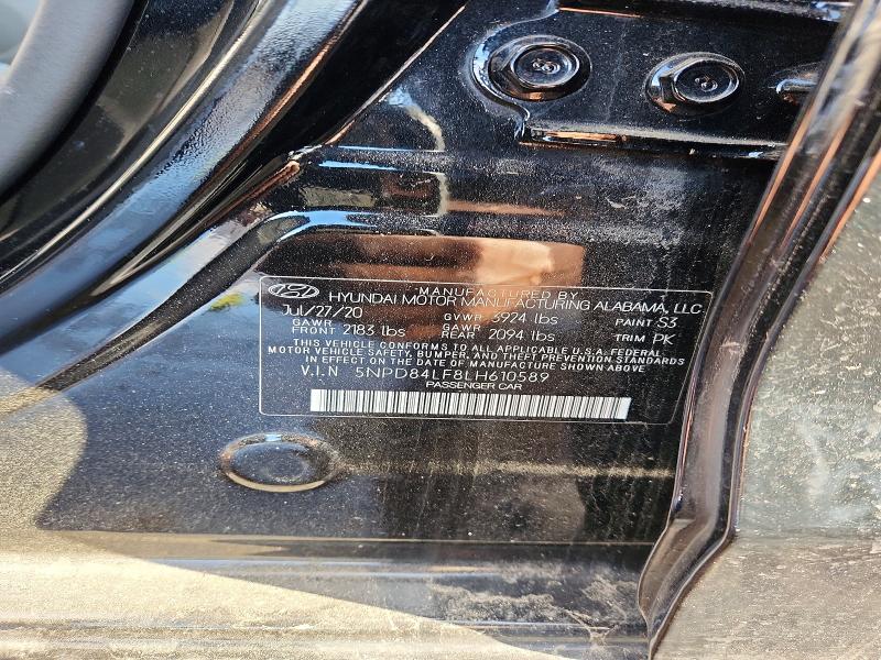 99932375 :رقم المزاد ، 5NPD84LF8LH610589 vin ، 2020 Hyundai Elantra مزاد بيع