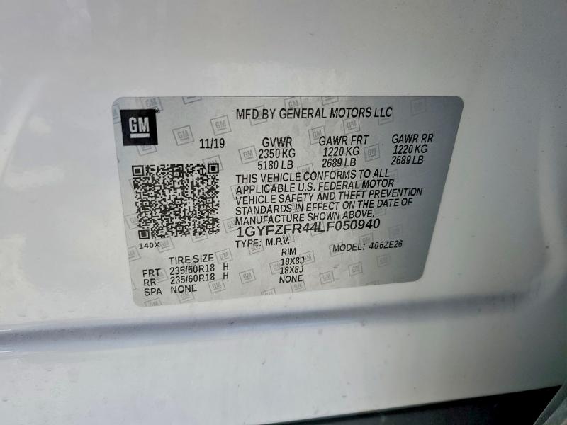 Aukcja sprzedaży 2020 Cadillac Xt4 Sport, vin: 1GYFZFR44LF050940, numer aukcji: 74611025