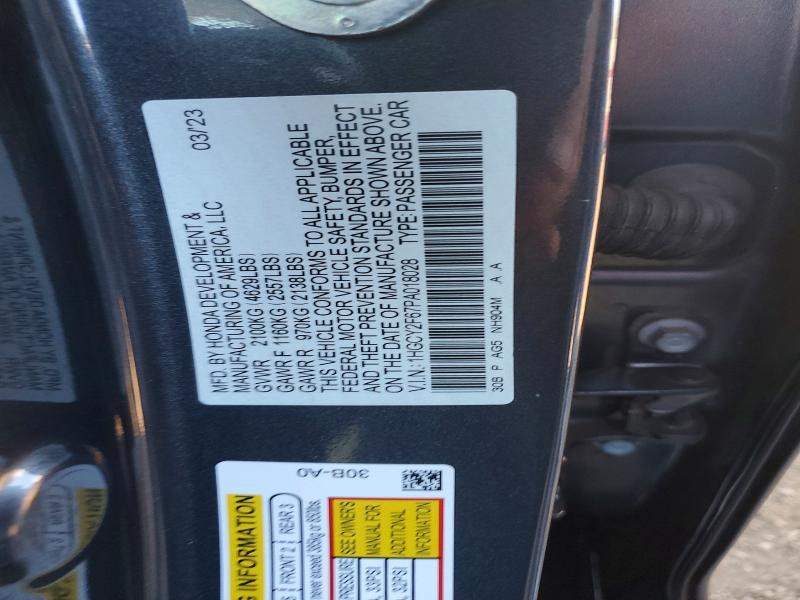 Продажа на аукционе авто 2023 Honda Accord, vin: 1HGCY2F67PA018028, номер лота: 74636885