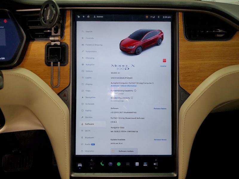 Продажа на аукционе авто 2018 Tesla Model X, vin: 5YJXCDE25JF143682, номер лота: 98389875