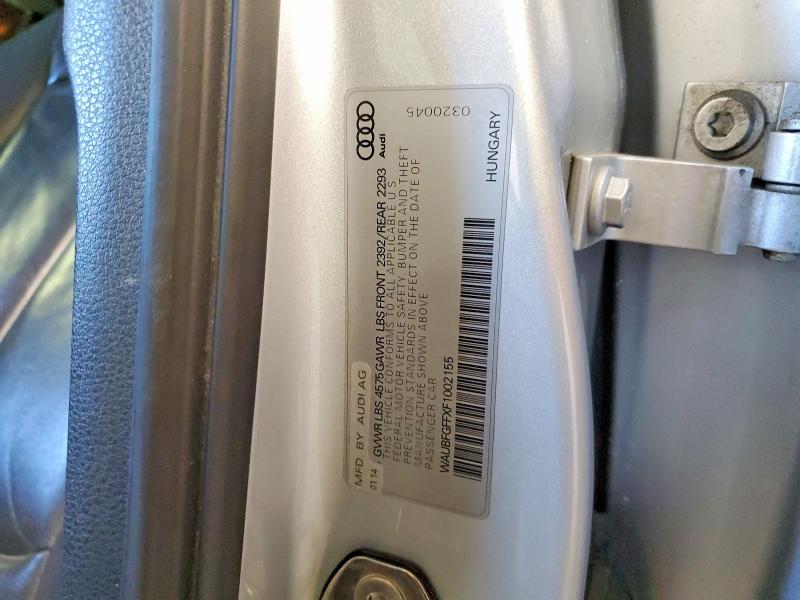 Продажа на аукционе авто 2015 Audi A3, vin: WAUBFGFFXF1002155, номер лота: 98867515
