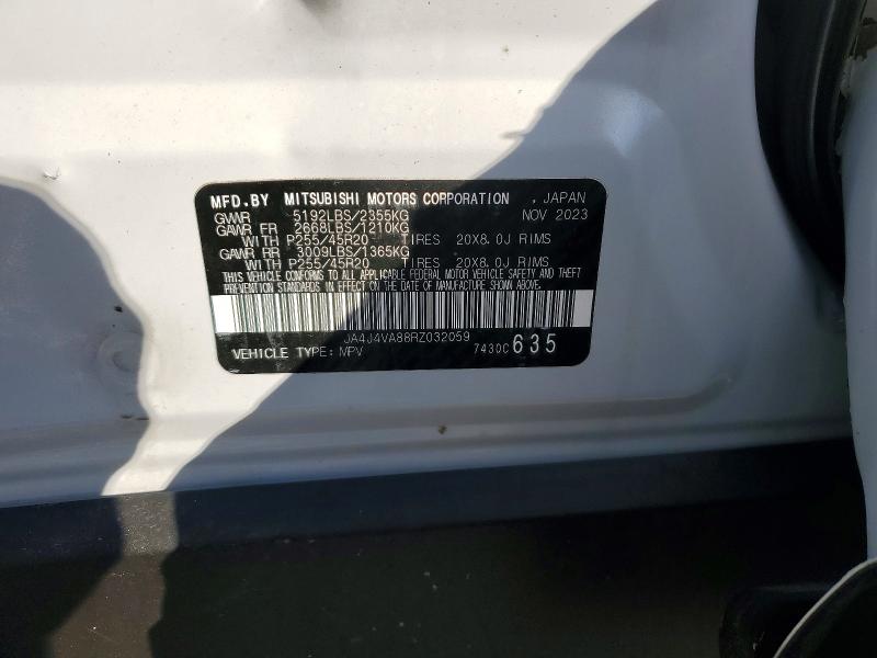 Продаж на аукціоні авто 2024 Mitsubishi Outlander, vin: JA4J4VA88RZ032059, номер лоту: 72532495