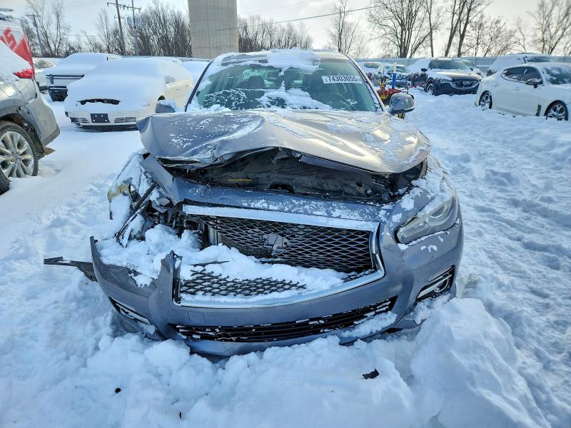 74303055 :رقم المزاد ، JN1BV7AR7EM696990 vin ، 2014 Infiniti Q50 Base مزاد بيع