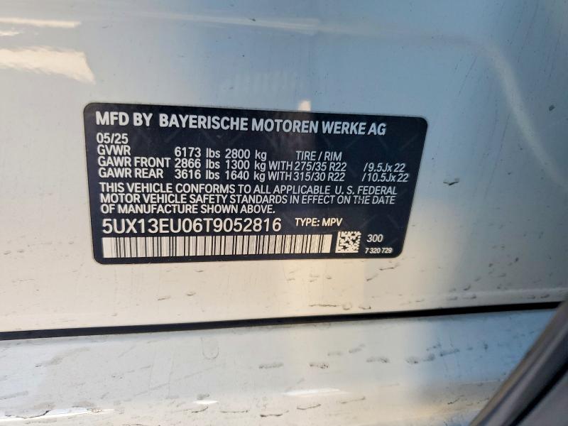 Aukcja sprzedaży 2026 Bmw X5, vin: 5UX13EU06T9052816, numer aukcji: 72285705