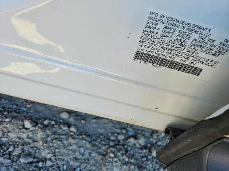 2022 Acura Mdx მანქანა იყიდება აუქციონზე, vin: 5J8YE1H8XNL011079, აუქციონის ნომერი: 73017695
