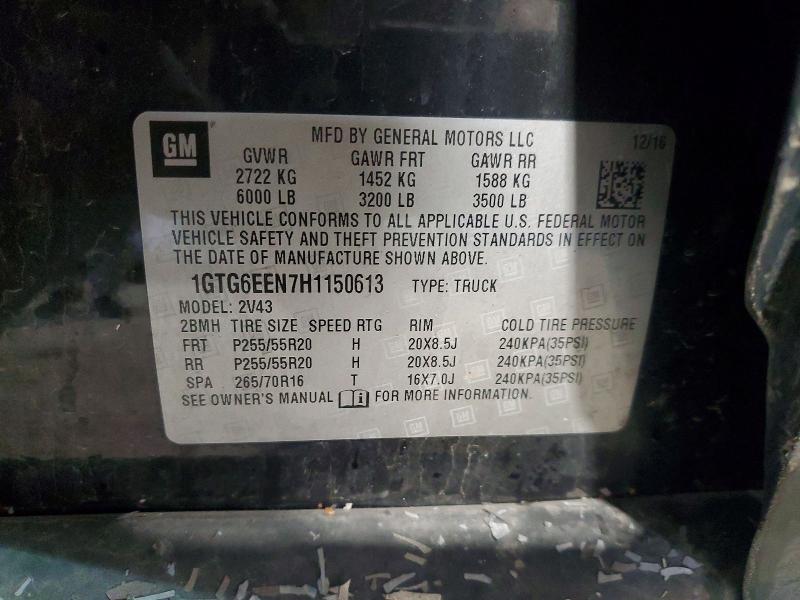 Продаж на аукціоні авто 2017 Gmc Canyon, vin: 1GTG6EEN7H1150613, номер лоту: 99889545