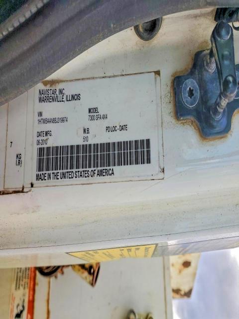 2011 International 7000 7300 მანქანა იყიდება აუქციონზე, vin: 1HTWBAAN8BJ319974, აუქციონის ნომერი: 97551825
