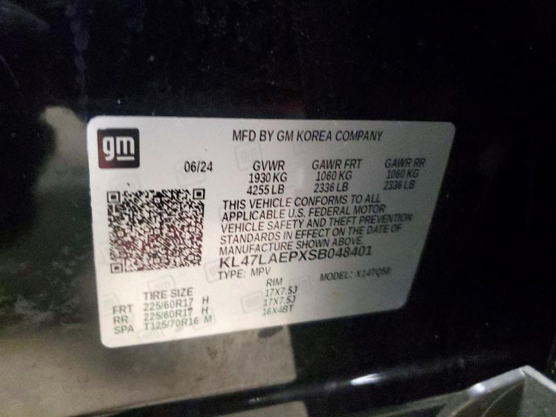 99449745 :رقم المزاد ، KL47LAEPXSB048401 vin ، 2025 Buick Envista مزاد بيع