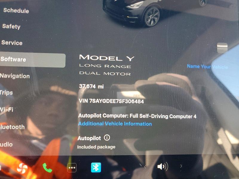 2025 Tesla Model Y მანქანა იყიდება აუქციონზე, vin: 7SAYGDEE7SF306484, აუქციონის ნომერი: 99900975