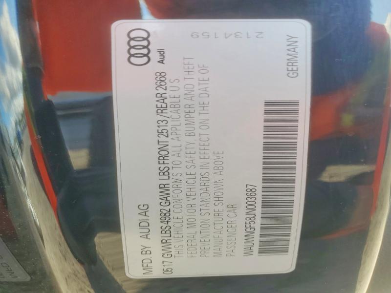 Продаж на аукціоні авто 2018 Audi A5, vin: WAUWNGF58JN003687, номер лоту: 73628135