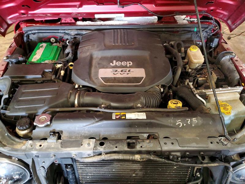 74968675 :رقم المزاد ، 1C4BJWDG0CL279436 vin ، 2012 Jeep Wrangler Unlimited مزاد بيع
