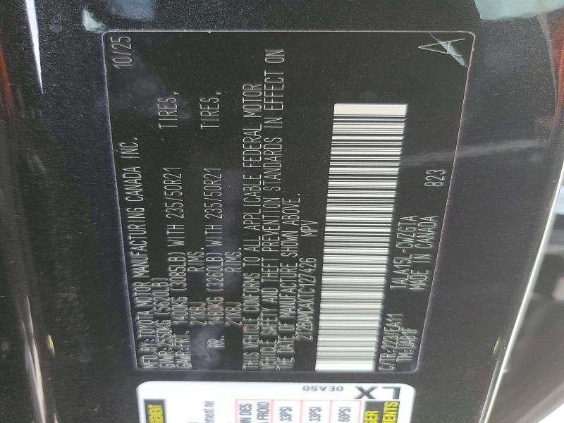 74922595 :رقم المزاد ، 2T2BAMCAXTC127426 vin ، 2026 Lexus Rx 350 مزاد بيع