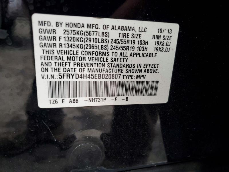Aukcja sprzedaży 2014 Acura Mdx, vin: 5FRYD4H45EB020807, numer aukcji: 74474765