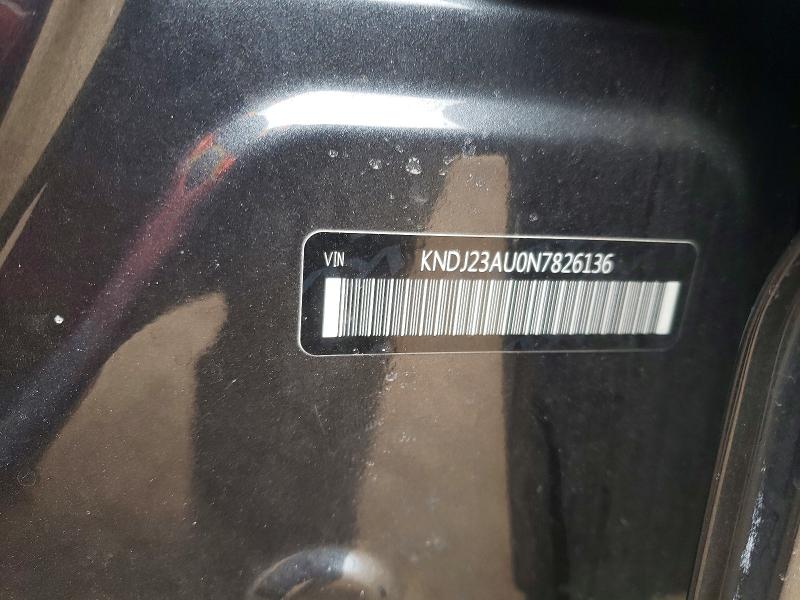 2022 Kia Soul მანქანა იყიდება აუქციონზე, vin: KNDJ23AU0N7826136, აუქციონის ნომერი: 73084335