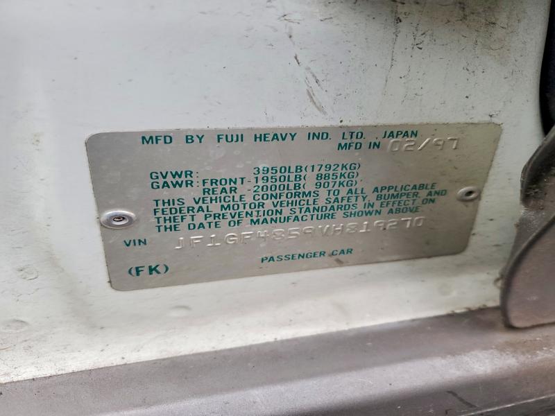 Продажа на аукционе авто 1997 Subaru Impreza, vin: JF1GF4859VH819270, номер лота: 73514075