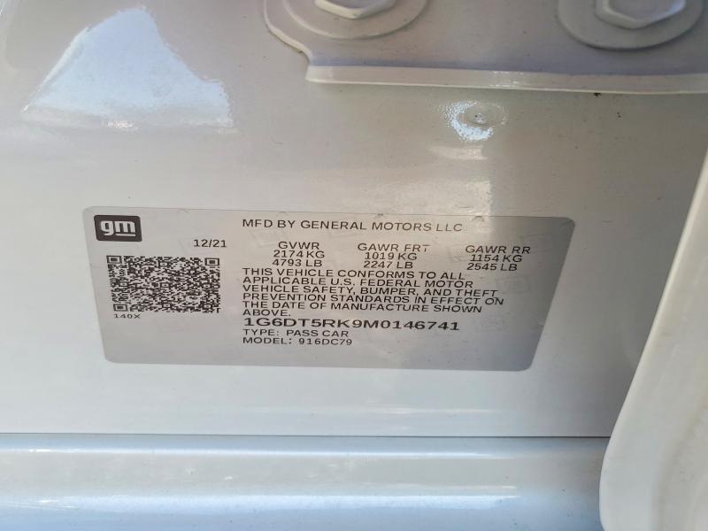 Aukcja sprzedaży 2021 Cadillac Ct5, vin: 1G6DT5RK9M0146741, numer aukcji: 72307685