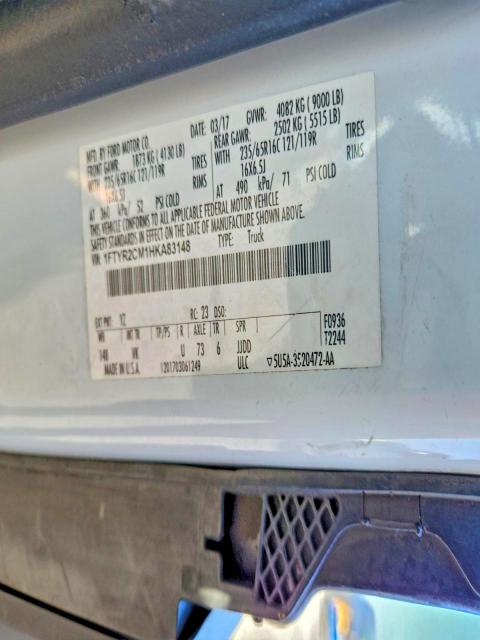 Продаж на аукціоні авто 2017 Ford Transit T-, vin: 1FTYR2CM1HKA83148, номер лоту: 99040945