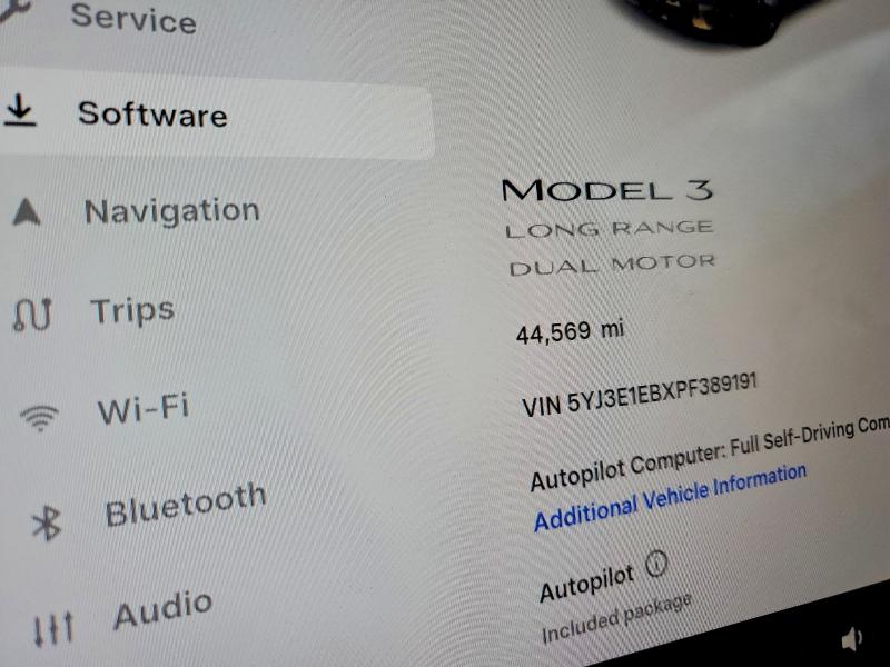 72603525 :رقم المزاد ، 5YJ3E1EBXPF389191 vin ، 2023 Tesla Model 3 مزاد بيع