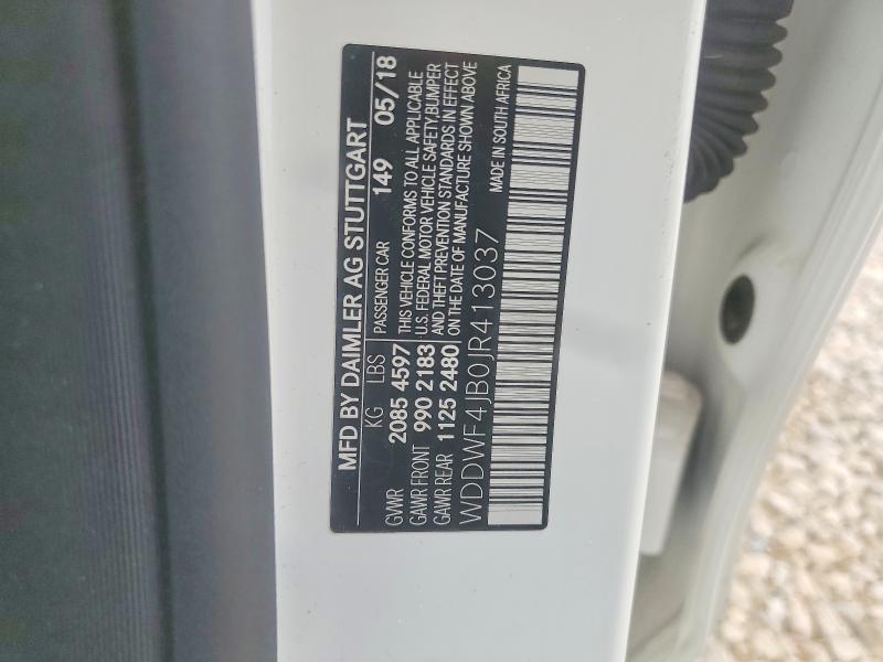 Продаж на аукціоні авто 2018 Mercedes-benz C, vin: WDDWF4JB0JR413037, номер лоту: 73821555