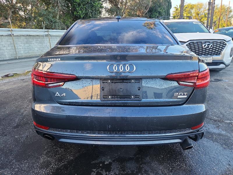 2018 Audi A4 მანქანა იყიდება აუქციონზე, vin: WAULMAF42JA074319, აუქციონის ნომერი: 72244445