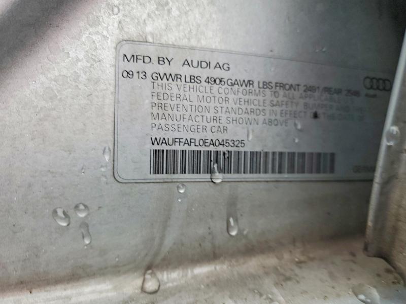 Aukcja sprzedaży 2014 Audi A4, vin: WAUFFAFL0EA045325, numer aukcji: 98090835