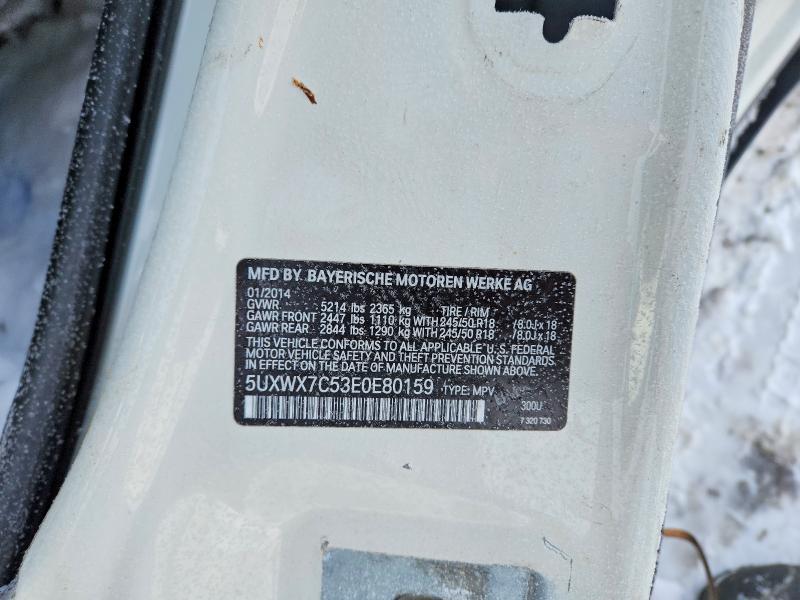 Продаж на аукціоні авто 2014 Bmw X3, vin: 5UXWX7C53E0E80159, номер лоту: 74958935