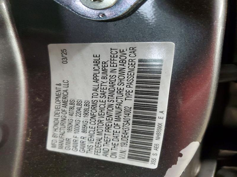 Aukcja sprzedaży 2025 Acura Integra, vin: 19UDE4H37SA014002, numer aukcji: 73072375