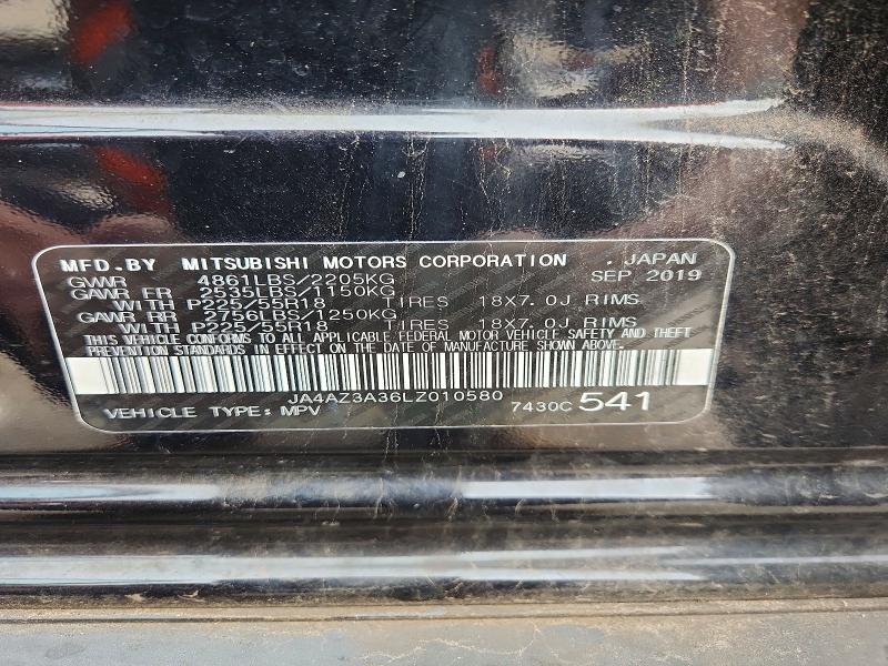 Aukcja sprzedaży 2020 Mitsubishi Outlander, vin: JA4AZ3A36LZ010580, numer aukcji: 98207525