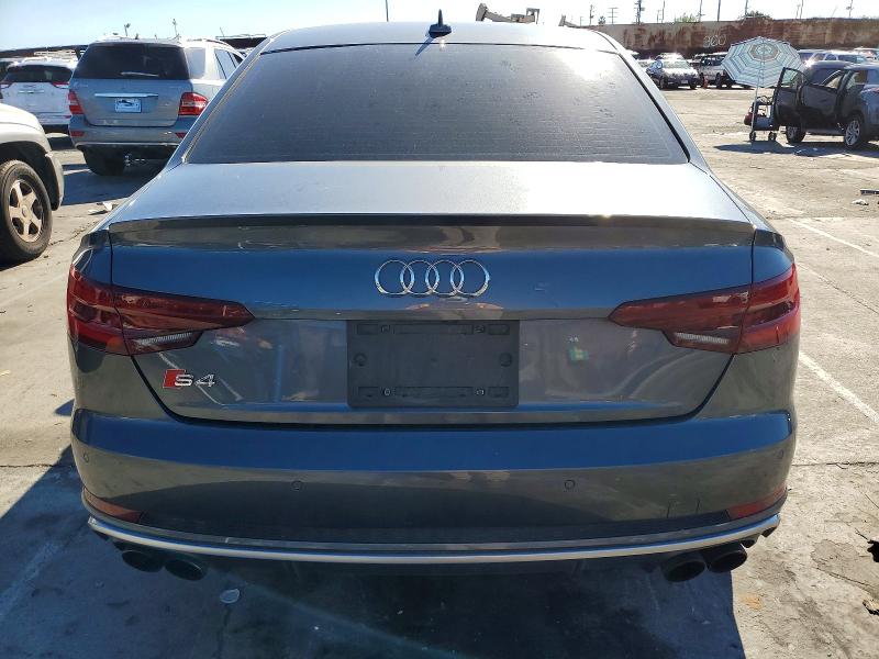 2018 Audi S4 მანქანა იყიდება აუქციონზე, vin: WAUB4AF44JA214415, აუქციონის ნომერი: 99143425