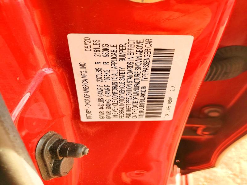 Aukcja sprzedaży 2020 Acura Tlx, vin: 19UUB1F68LA013026, numer aukcji: 73802065