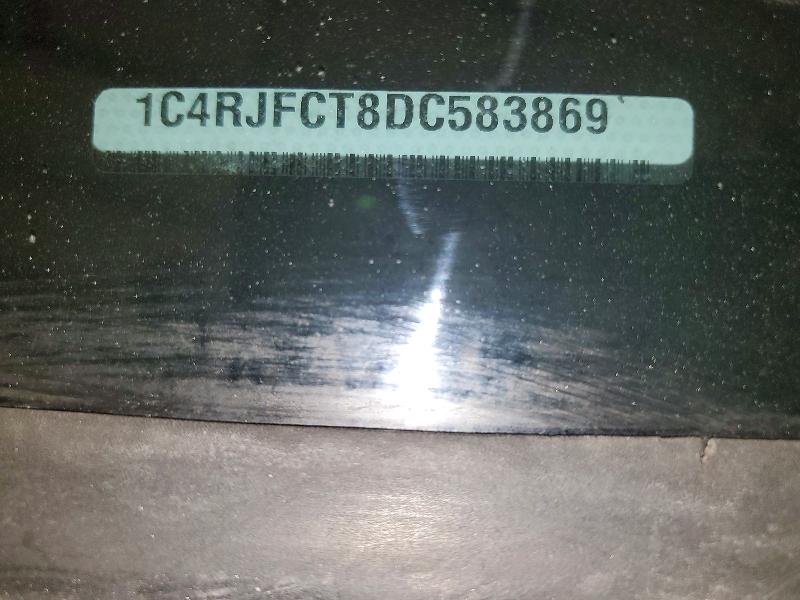 Продажа на аукционе авто 2013 Jeep Grand Cherokee, vin: 1C4RJFCT8DC583869, номер лота: 75092045