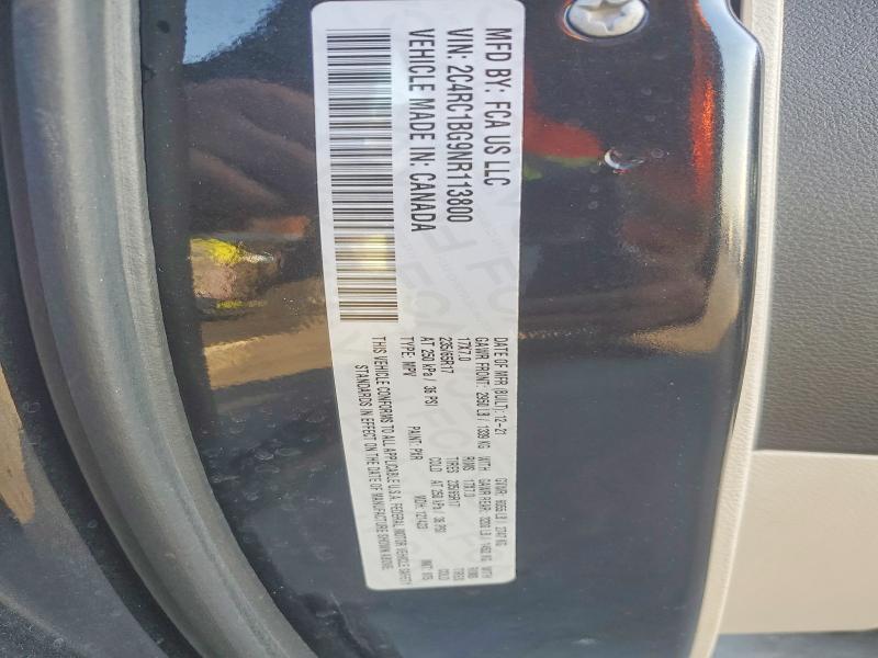 2022 Chrysler Pacifica მანქანა იყიდება აუქციონზე, vin: 2C4RC1BG9NR113800, აუქციონის ნომერი: 75468675