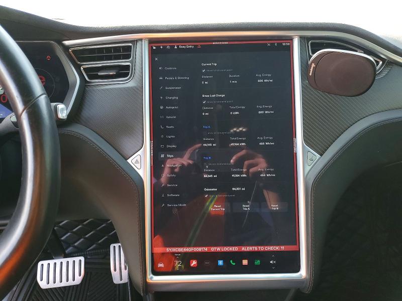 96108645 :رقم المزاد ، 5YJXCBE44GF008174 vin ، 2016 Tesla Model X مزاد بيع