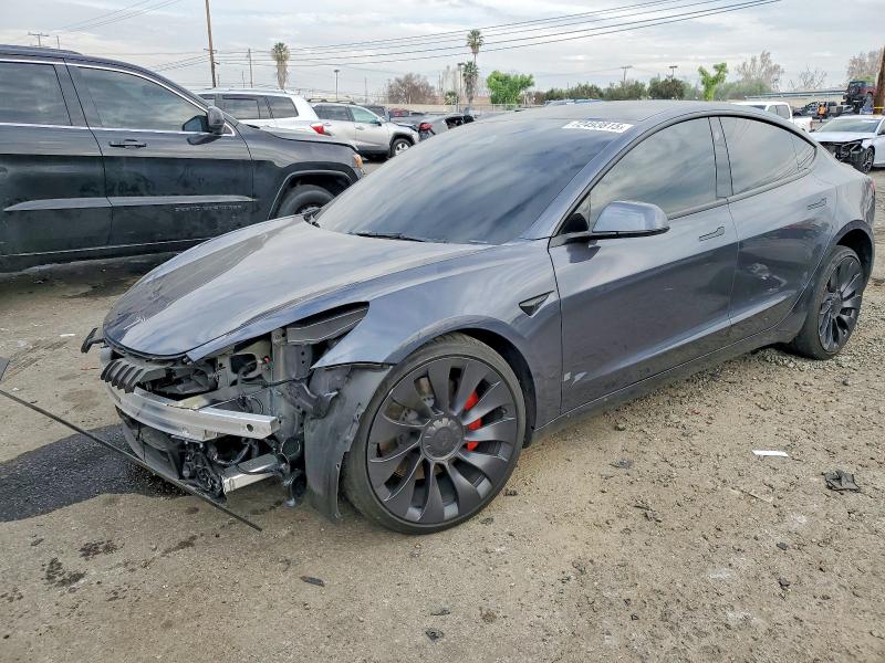 72493815 :رقم المزاد ، 5YJ3E1EC2PF637233 vin ، 2023 Tesla Model 3 مزاد بيع