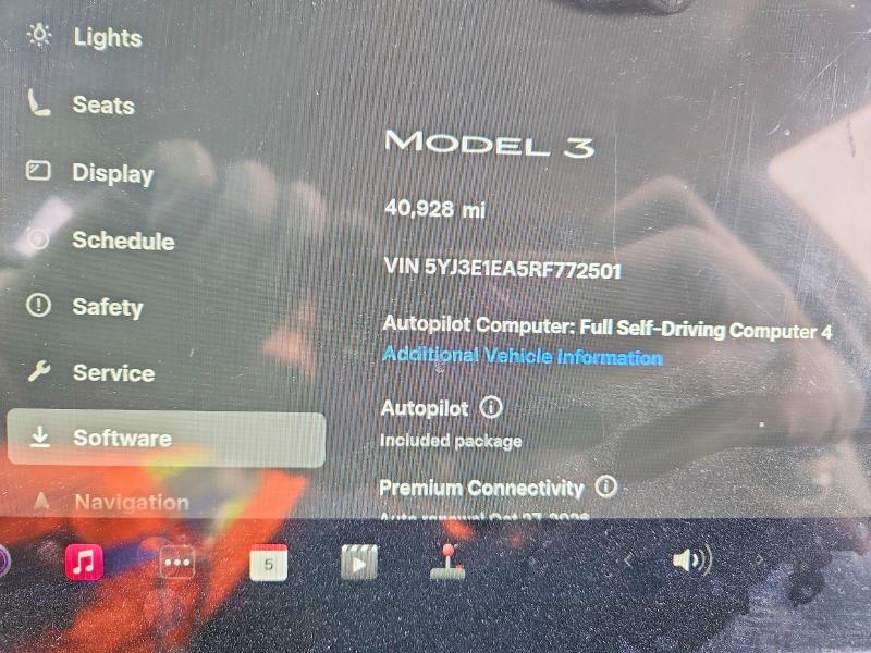 Aukcja sprzedaży 2024 Tesla Model 3, vin: 5YJ3E1EA5RF772501, numer aukcji: 99337455