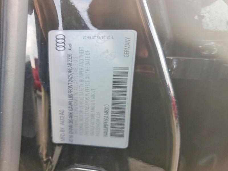 Aukcja sprzedaży 2016 Audi A3 E-tron, vin: WAUUPBFF6GA145310, numer aukcji: 99761615