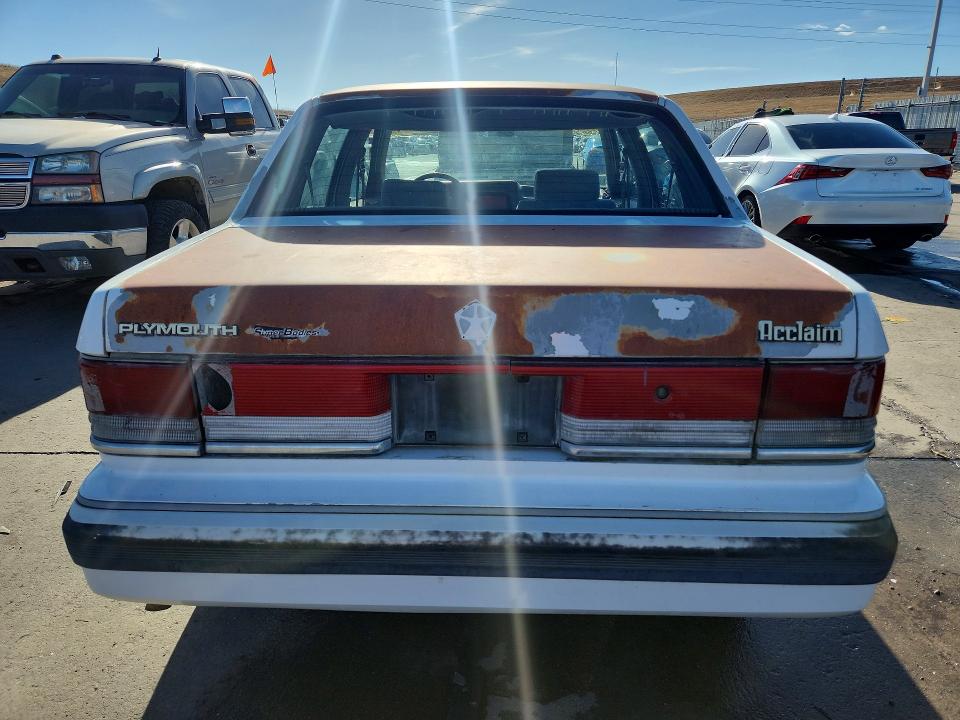 75408695 :رقم المزاد ، 1P3XA46K8LF770895 vin ، 1990 Plymouth Acclaim مزاد بيع