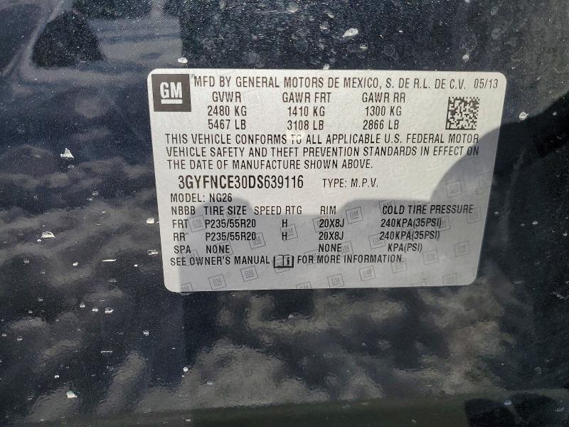 Продаж на аукціоні авто 2013 Cadillac Srx, vin: 3GYFNCE30DS639116, номер лоту: 74458355