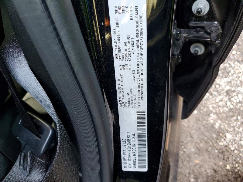 Продажа на аукционе авто 2025 Ram 1500, vin: 1C6RRFFG1SN568307, номер лота: 72694335