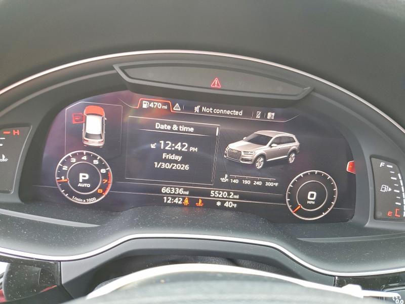 2018 Audi Q7 მანქანა იყიდება აუქციონზე, vin: WA1LAAF70JD003389, აუქციონის ნომერი: 75065795